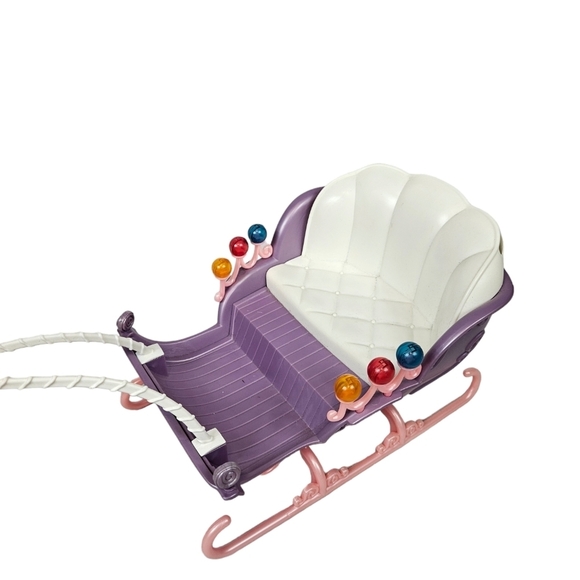 Rare Barbie Nutcracker Marzipan Candy Sleigh‎ & 5 Sugar Plum Fairies Play Set - Picture 9 of 15